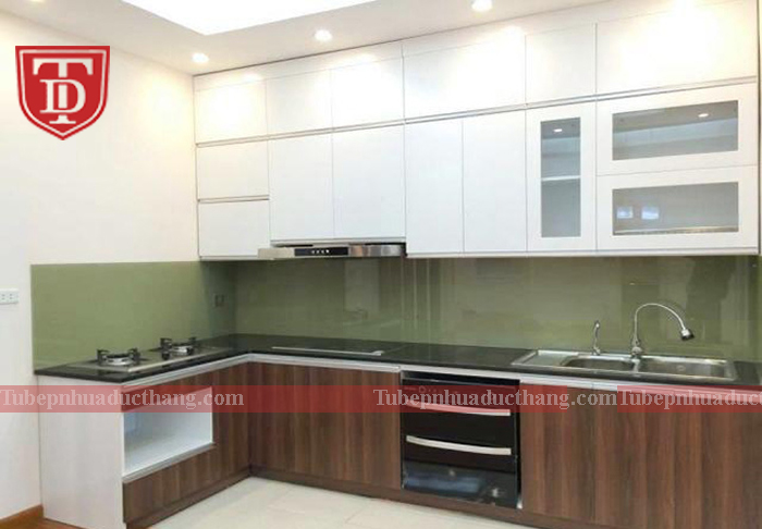 Thi công tủ bếp nhựa giá rẻ tại Hải Phòng