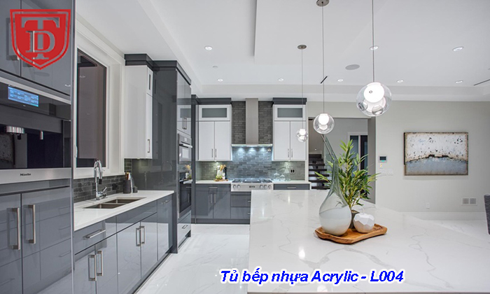 Tủ bếp nhựa Acrylic - L004