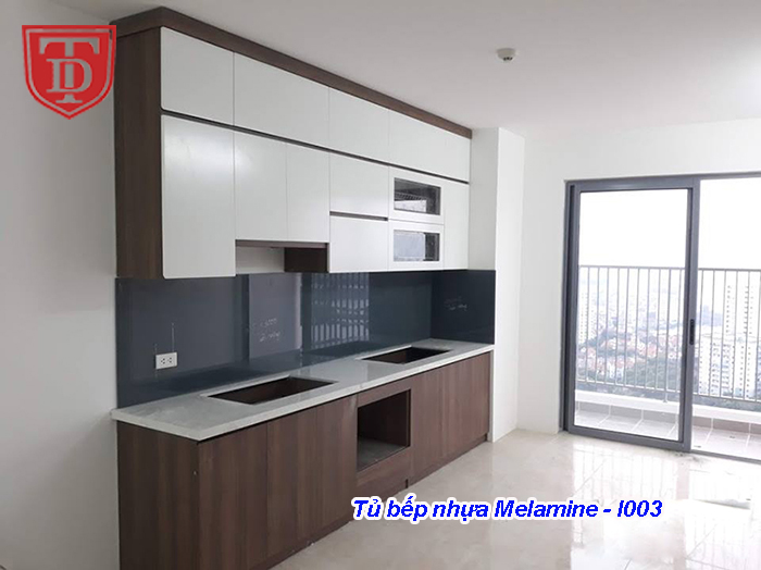 Tủ bếp nhựa Melaminate – I003