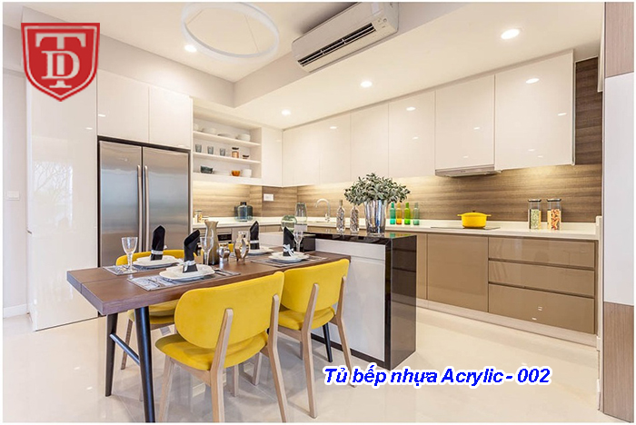 Tủ bếp nhựa Acrylic - 002
