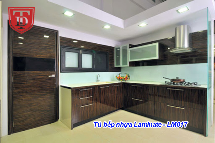 Tủ bếp nhựa Laminate – LM017